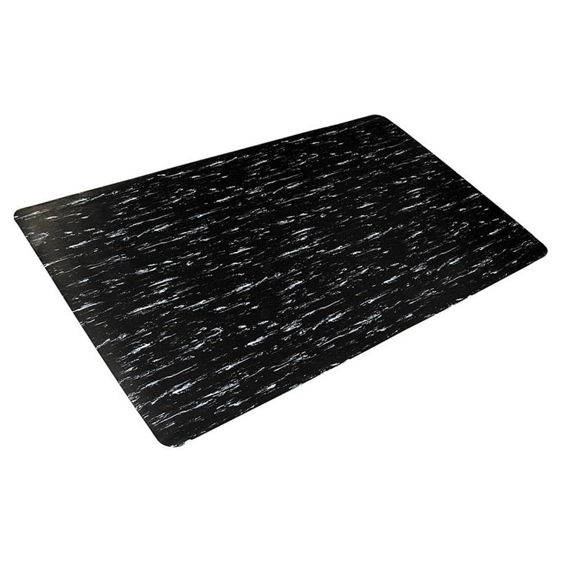 Apache Mills K-Marble Foot Anti-Fatigue Mat, 36in x 60in, Black/White MPN:39-064-0908-30000500