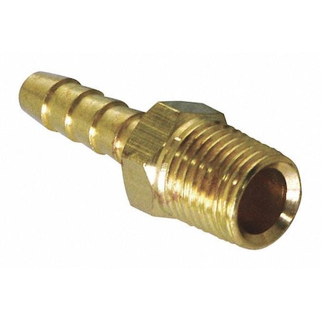Hose Barb Brass Fitting Brass Hose Barb Fitting, NPT X Male Barbed MPN:44019608