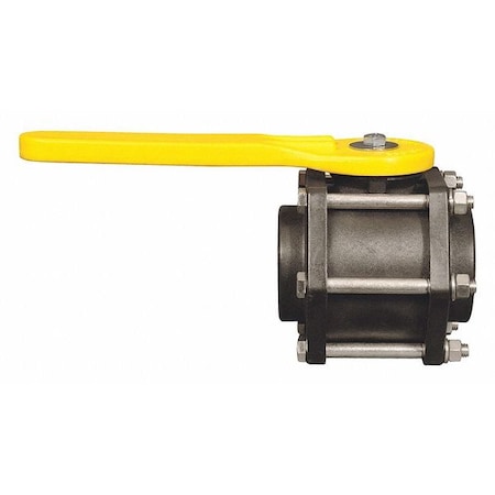 Full Port Bolted Poly Ball Valve, 2