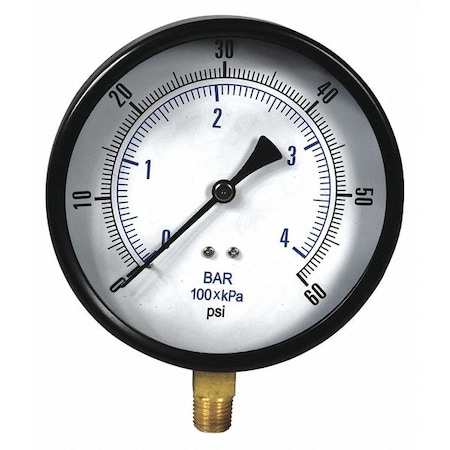 Dry Pressure Gauge, 2-1/2
