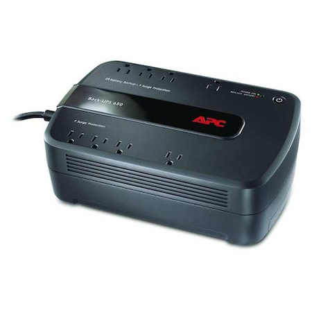 UPS System, 650VA, Standby, Out: 120V AC In: 120V AC MPN:BE650G1