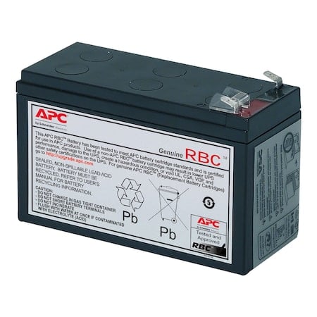 UPS Replacement Battery Cartridge, 12V, 9Ah, Lead Acid Battery MPN:RBC17