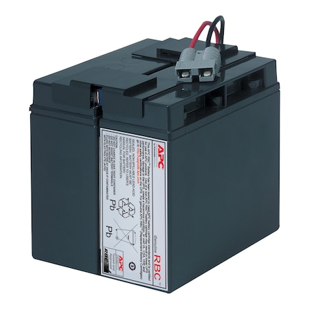 UPS Battery, Mfr. No. SMT1500, 12V DC, 17 Ah, Detachable Cable MPN:RBC7