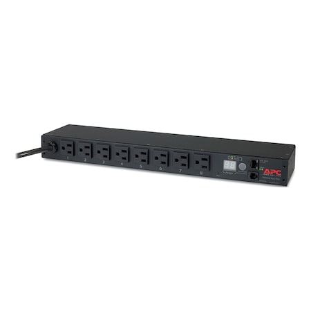 Power Strip, Surge, L5-15R, L5-15P, 12 ft., Black MPN:AP7800B