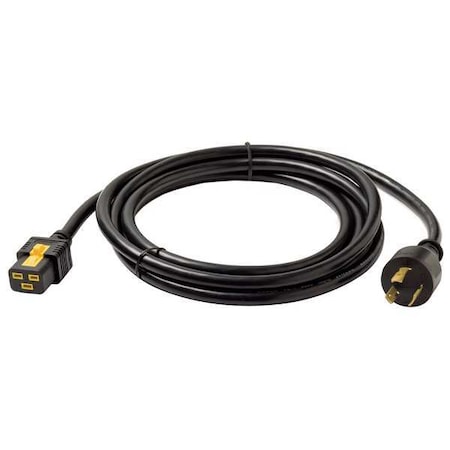 Power Cord, L5-20P, IEC C19, 10 ft., Blk, 20A MPN:AP8752
