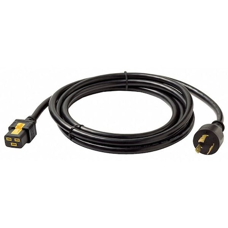 Power Cord, L6-20P, IEC C19, 10 ft., Blk, 20A MPN:AP8753