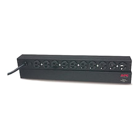 Power Strip, Surge, 5-15R, 5-15P, 12 ft., Black MPN:AP9562