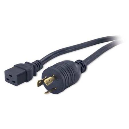 Power Cord, L6-20P, SJT, 12 ft., Blk, 16A, 12/3 MPN:AP9871