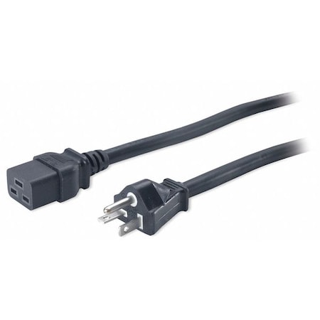 Power Cord, 5-20P, SJT, 8.2 ft., Blk, 16A, 12/3 MPN:AP9873