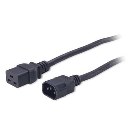 Power Cord, IEC 320 C14, SJT, 6.5 ft., 16A, 14/3 MPN:AP9878