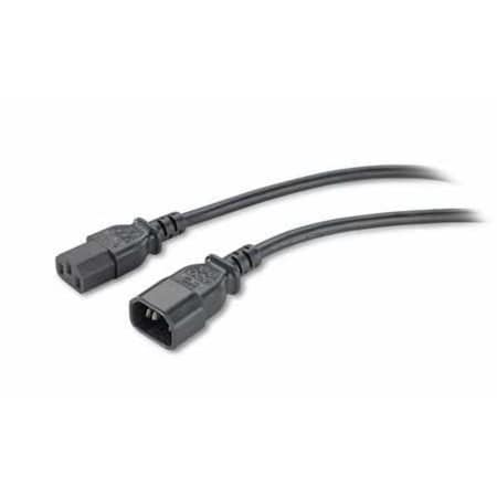 Power Cord, IEC 320 C14, H05VV-F, 2 ft., PK5 MPN:AP9890
