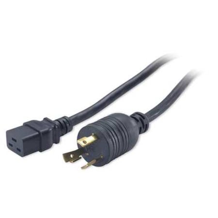 Power Cord, L6-30P, SJT, 8 ft., Blk, 24A, 12/3 MPN:AP9896