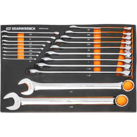 Gearwrench® 19 Piece 12-Point Long Pattern Combination SAE Wrench Modular Set GWMSCWL12SAE