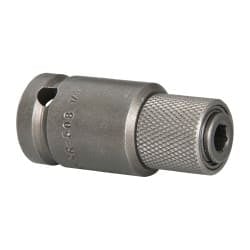 Socket Adapter: Square-Drive to Hex Bit, 1/2 & 1/4 MPN:QR-508