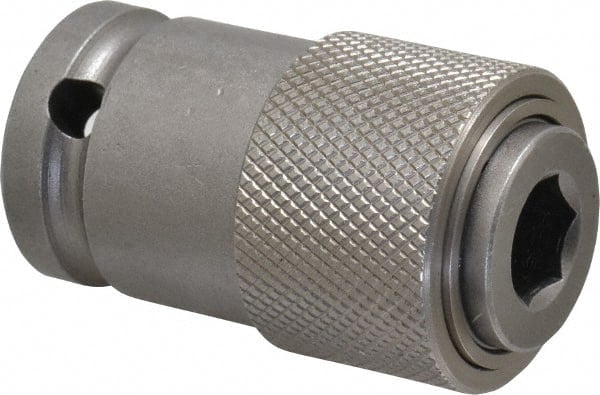 Socket Adapter: Square-Drive to Hex Bit, 1/2 & 7/16 MPN:QR-514