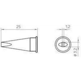 Weller® LHT E Soldering Tip 6.7mm x 1.8 mm 0054445199