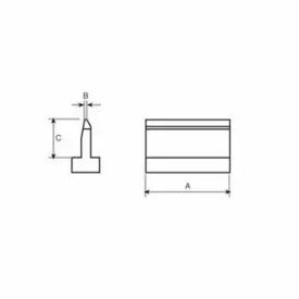 Weller® SMT02 Soldering Tip for PAD-Cleaning T0054450299N