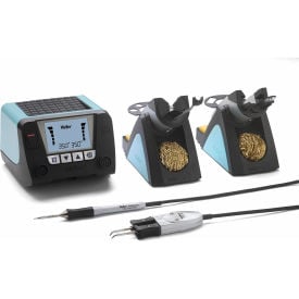 Weller® 2-Channel Digital Soldering Station w/Micro Soldering Iron & Desoldering Tweezers 150W WT2021MS