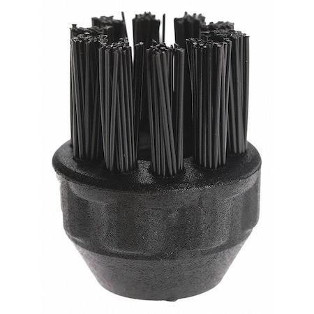 Black Circular Nylon Brush, Size 1