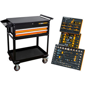 Gearwrench® MEGAMOD Mechanics Tool Set in Modular Foam Trays with Storage Unit 194 Pieces MEGAMOD194