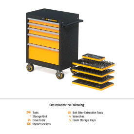 Gearwrench® MEGAMOD Mechanics Tool Set in Modular Trays 40