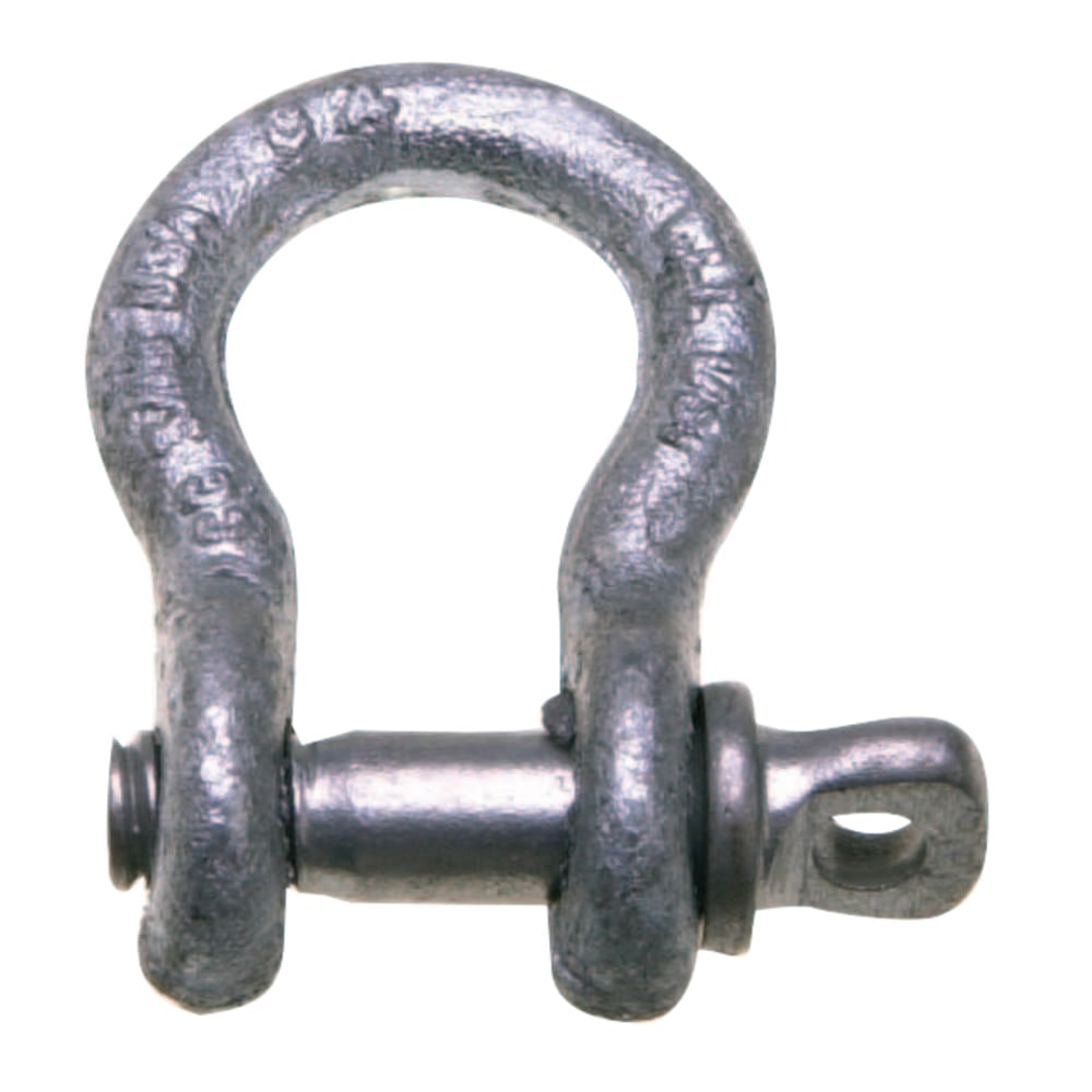 Apex 419 5/8in 3 1/4T Galvanized Zinc Carbon Anchor Shackle With Screw Pin MPN:193-5411035