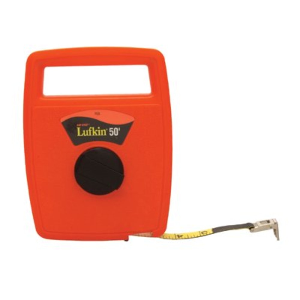 Apex Hi Viz Linear Measuring Tapes, 1/2 in x 100 ft, 1/8 in Grad. MPN:182-706L