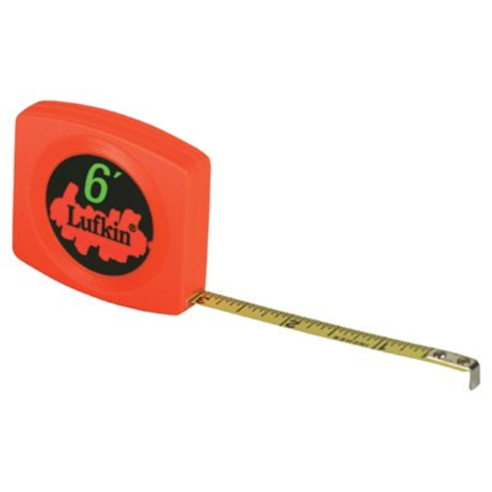 Apex Lufkin Pee Wee Pocket Measuring Tape, SAE, 6ft x 1/4in Blade MPN:182-W616