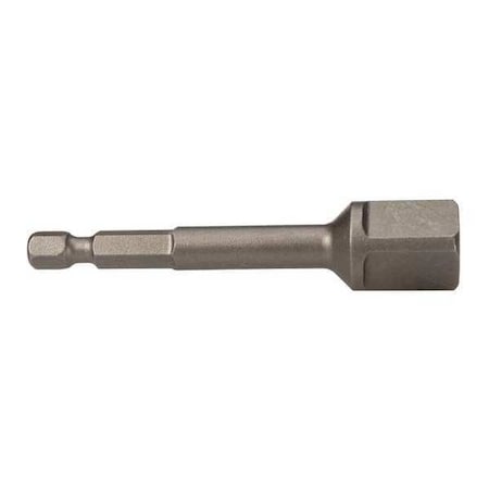 Hex Extension, Unfinished, 1/4 in, 2 in MPN:EX-500-2