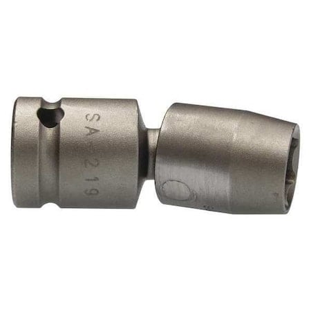 1/2 in Drive Impact Flex Socket Standard Socket, Oiled, Impact Flex Std., 1/2