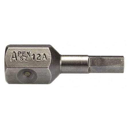 7/16 in Drive Hex Insert Bit SAE 3/16 in Tip, 1 3/8 in L MPN:SZ-12-A
