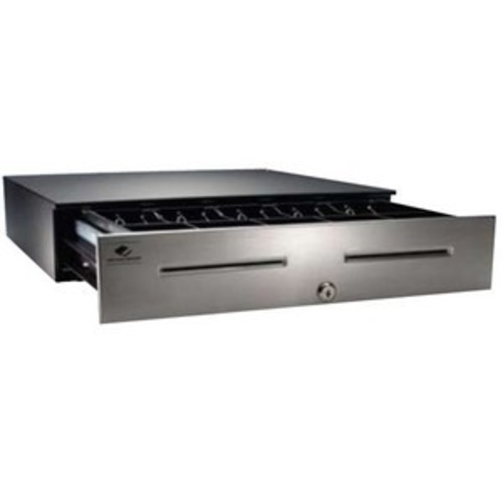 apgHeavy- Duty Point of Sale Cash Drawer ___REALPIPE___ Series 4000 JB320-BL1820-C - 5 Bill - 5 Coin - 2 Media Slot - Printer Driven - Black MPN:JB320-BL1820-C