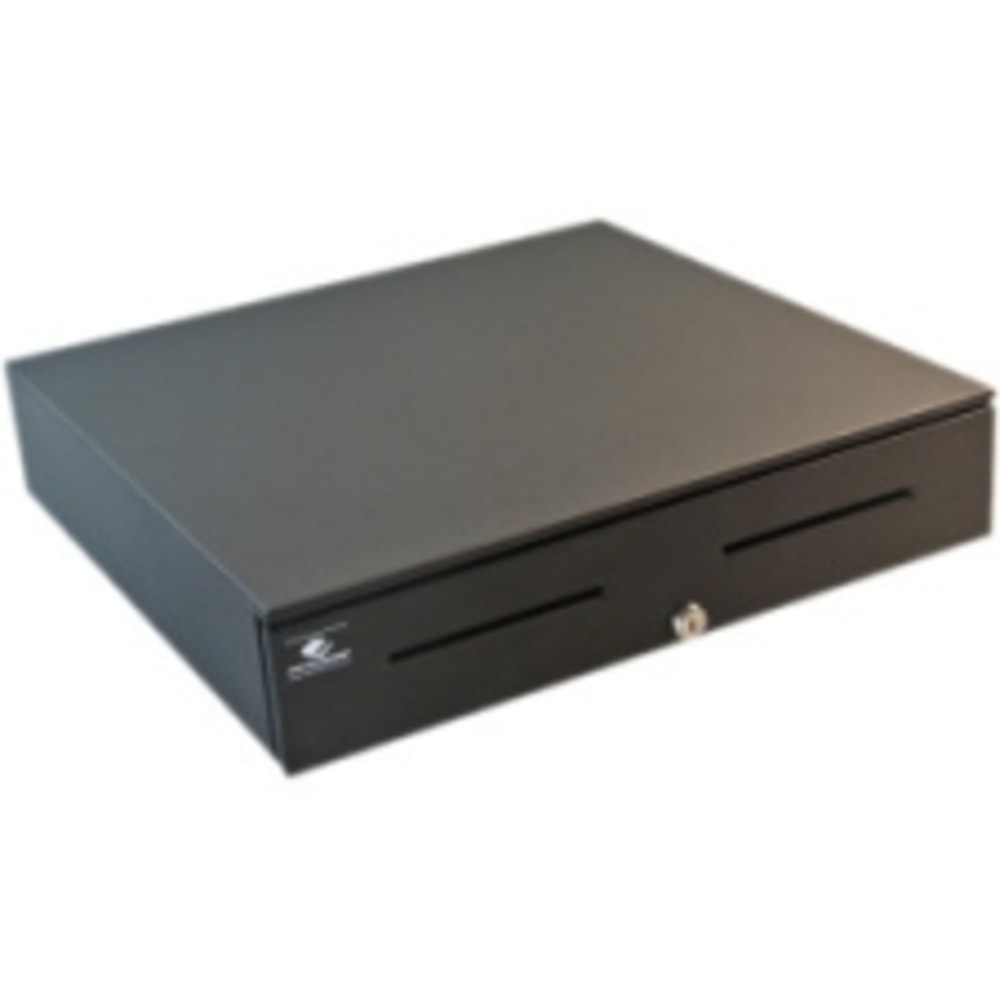 APG Cash Drawer Series 4000 1816 Cash Drawer - 5 Bill x 5 Coin - Dual Media Slot, Painted Front - Black - JB520BL1816CK9 MPN:JB520-BL1816-C-K9