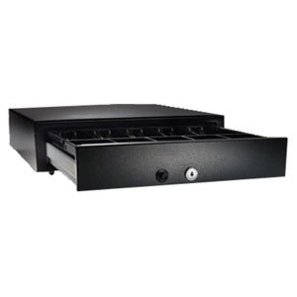 apgStandard- Duty Point of Sale Cash Drawer ___REALPIPE___ Vasario Series VP101-BL1616 - 5 Bill - 5 Coin - Black MPN:VP101-BL1616