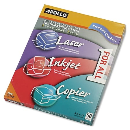 Multi-Purpose Transparency, Clear, PK50 MPN:VUF1000E