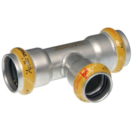 Tee, SS, Press-fit 3/4