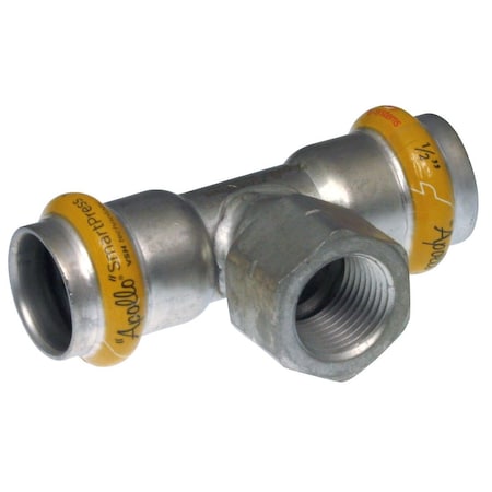 Tee, SS, Press-fit 3/4