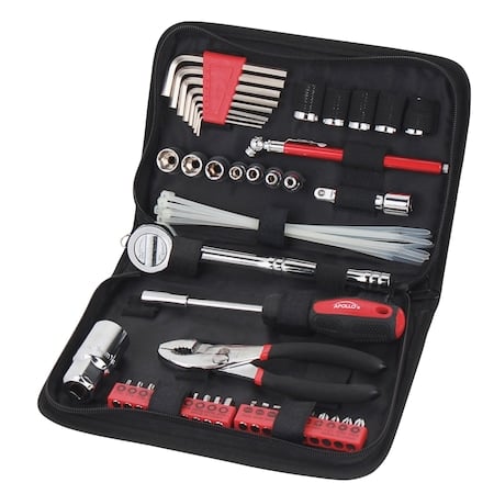 56 Piece Auto Tool Set In Zipper Case- Metric MPN:DT9775