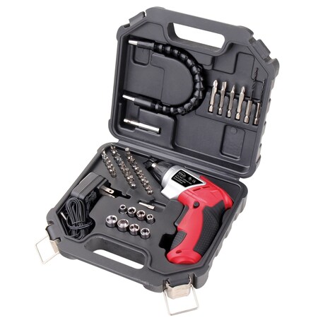 3.6V Lithium-Ion Rechargeable Screwdriver with 45 Piece Accessory Set MPN:DT4944