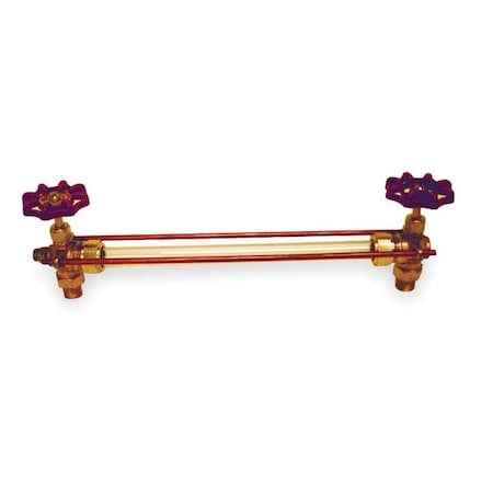 Water Gauge, Standard, 3/8 In, MNPT, Bronze MPN:2010100