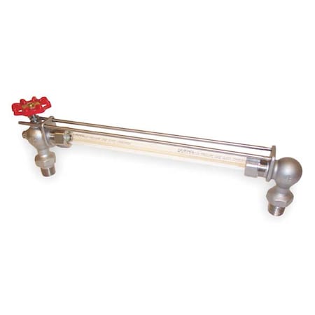 Water Gauge, Pipe Size 1/2 In, MNPT MPN:2365100