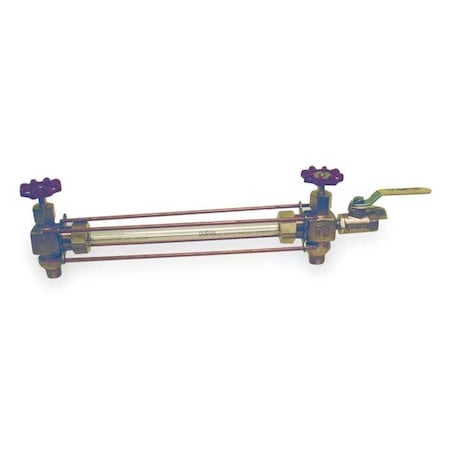 Water Gauge, Automatic, 1/2 In, MNPT, Bronze MPN:2435000