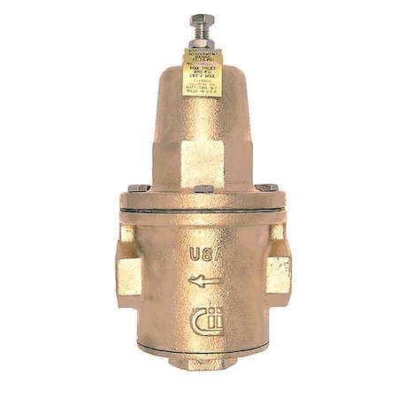 Water Pressure Reducing Valve, 1/2 In. MPN:36H20301
