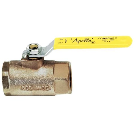 Manual 2-Way Ball Valve, NPT, Bronze MPN:70-108-41