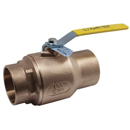 Manual 2-Way Ball Valve, Sweat, Bronze MPN:70LF24A01