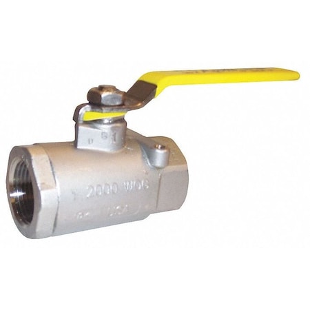 3/4 in Ball Valve, Stainless Steel, FNPT, Inline MPN:7610427A