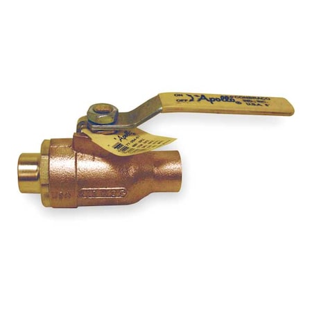 Manual 2-Way Ball Valve, Sweat, Bronze MPN:7720501