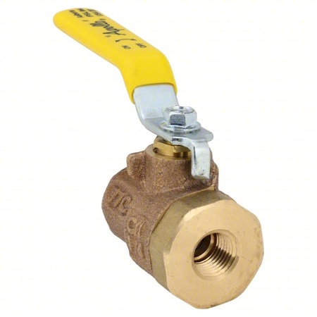 Manual 2-Way Ball Valve, NPT, Bronze MPN:77C10101A
