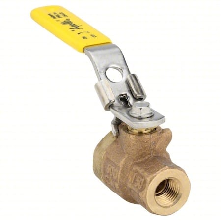 Manual 2-Way Ball Valve, NPT, Bronze MPN:77C10127A