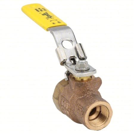 Manual 2-Way Ball Valve, NPT, Bronze MPN:77C10227A